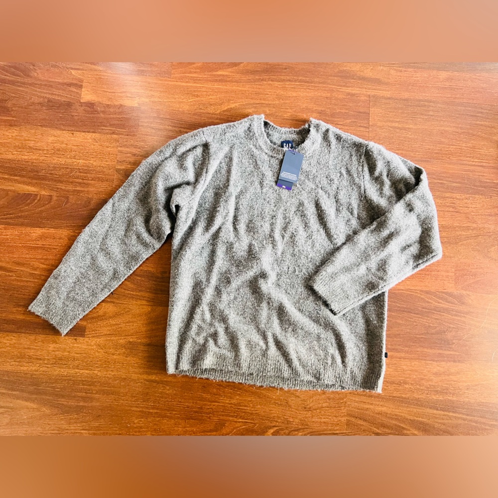 NWT Gap Grey Mens Crewneck Sweater in XXL